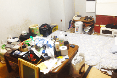 作業前の部屋の写真