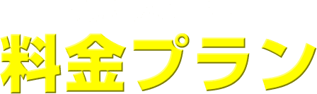 業界最安値宣言!料金プラン