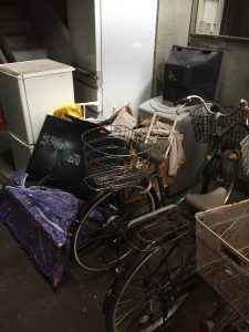 自転車や洗濯機