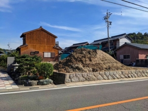 大量の土