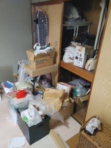 押し入れの不用品