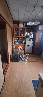 キッチンの食器棚