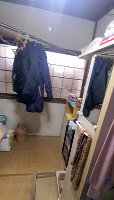 和室の洋服などの不用品