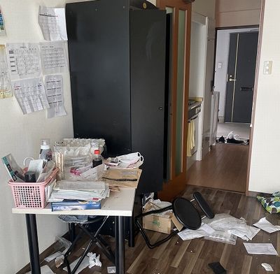 みよし市一人暮らしの部屋の丸ごと片付け