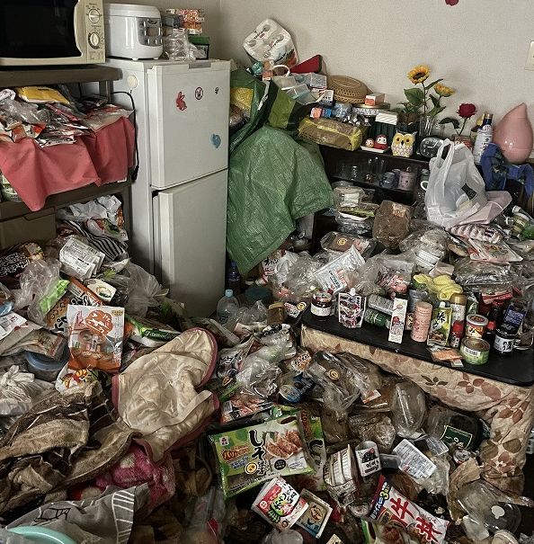 南区ゴミ屋敷の片付け