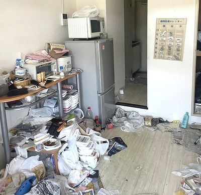 東海市ゴミ屋敷の片付け