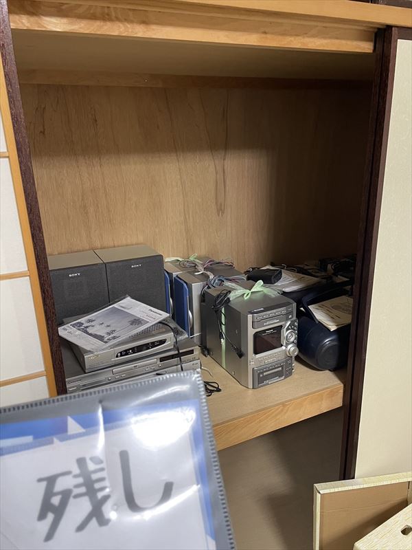 中村区にて退去に伴う不用品回収
