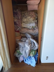 千種区　引っ越しに伴う不用品回収　布団
