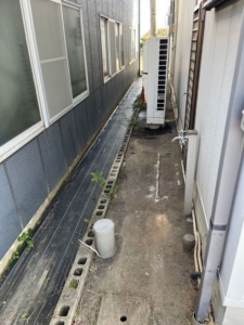 建屋外周片付け後