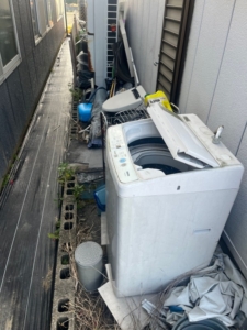 建屋外周片付け前