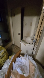 玄関回り作業前画像