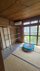 和室作業前