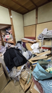 和室作業前　物置としてお使い