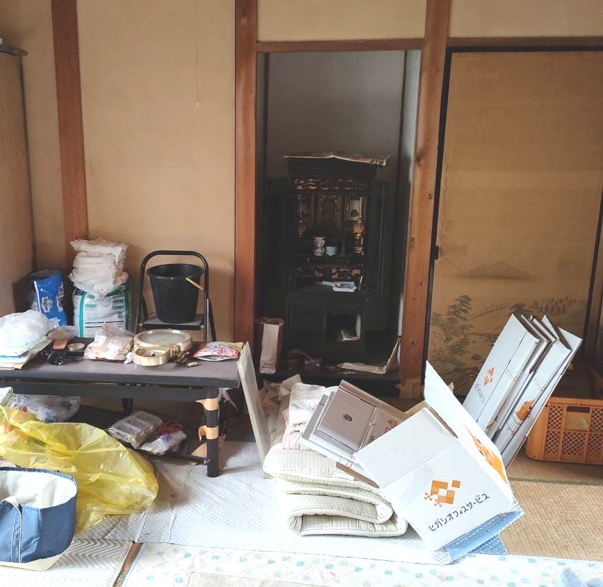 御嵩町空き家の片付け　