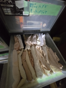 肌着など一つのプラケースにまとめさせて頂きます。