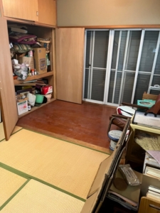和室片付け前