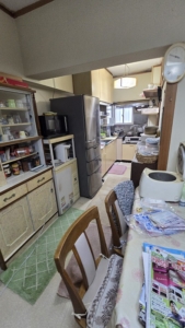 作業前　キッチン回り