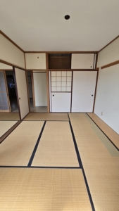 和室作業後　広々としてます