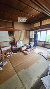 2階部分　作業中　