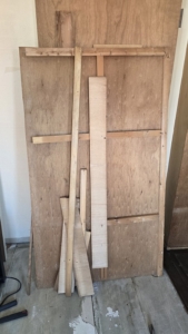 クローゼット一部解体