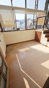 バルコニー清掃後