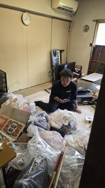 分別作業中