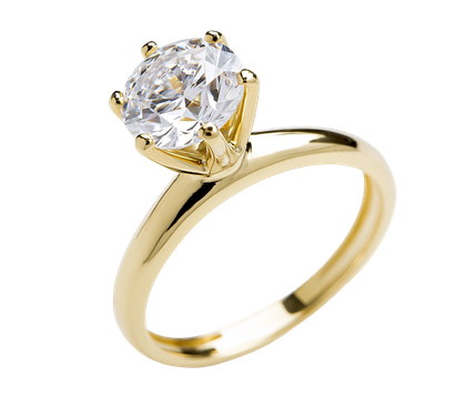 18YG ダイヤモンドリング 1.50ct